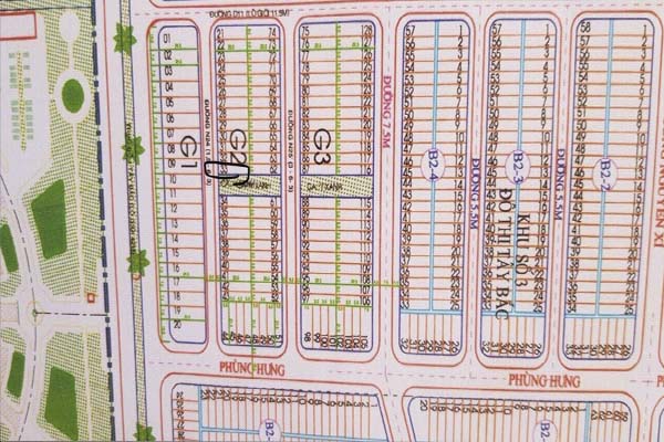 Đất Phú Xuân 1 kẹp công viên đường 6m, thuộc trục tây bắc sầm uất
